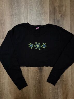 LAT Waffle Knit Crop Top